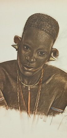Dessins et peintures d'Afrique. Femme M'Gogo (pl. 46)