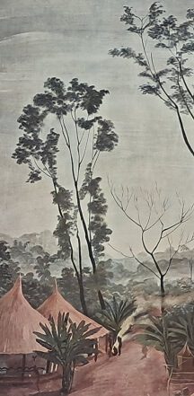 Dessins et peintures d'Afrique. Village dans l'Oubangui-Chari (pl. 26)